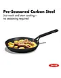 OXO Obsidian Carbon Steel Fry Pan 10"
