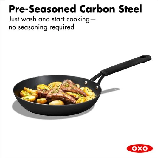 OXO Obsidian Carbon Steel Fry Pan 10"