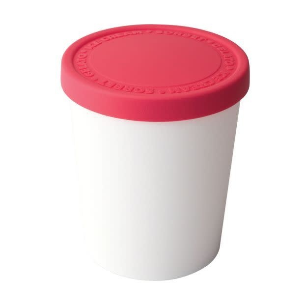 Tovolo Round Ice Cream Tub- Raspberry