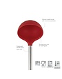 Tovolo Silicone Ladle- Cayenne