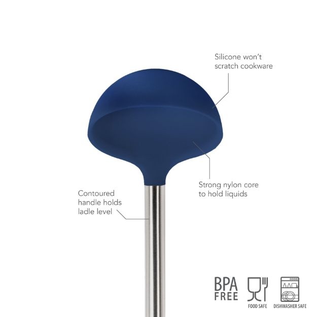Tovolo Silicone Ladle- Deep Indigo