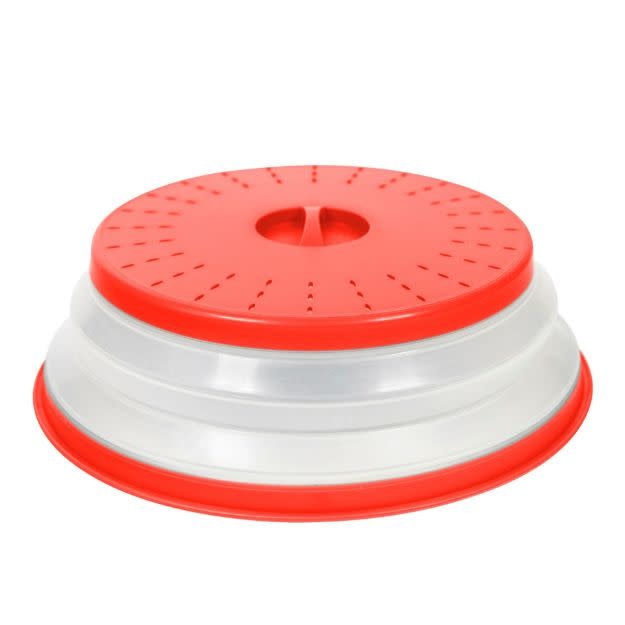 Tovolo Collapsible Microwave Food Cover Large- Red