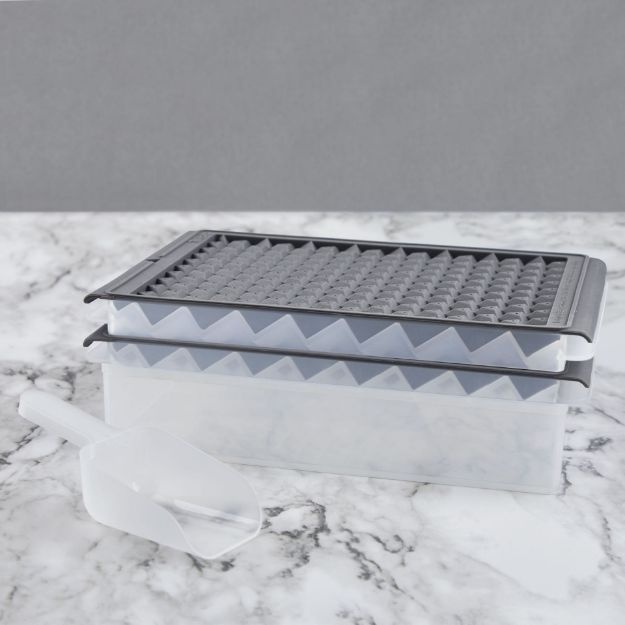 Tovolo Mini Ice Twist & Release Trays W/ Storage Bin