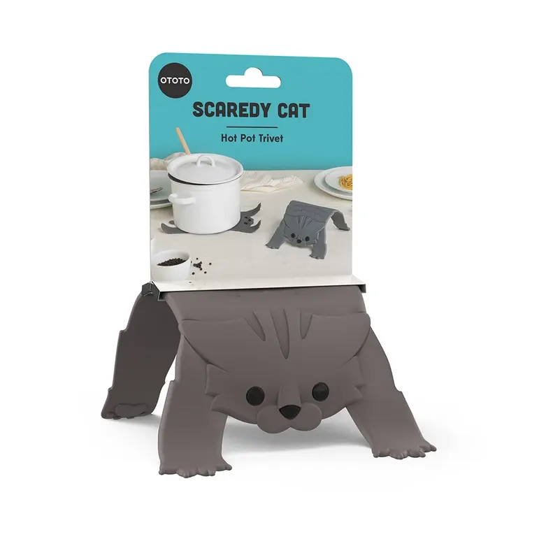 OTOTO Scaredy Cat Hot Pot Trivet