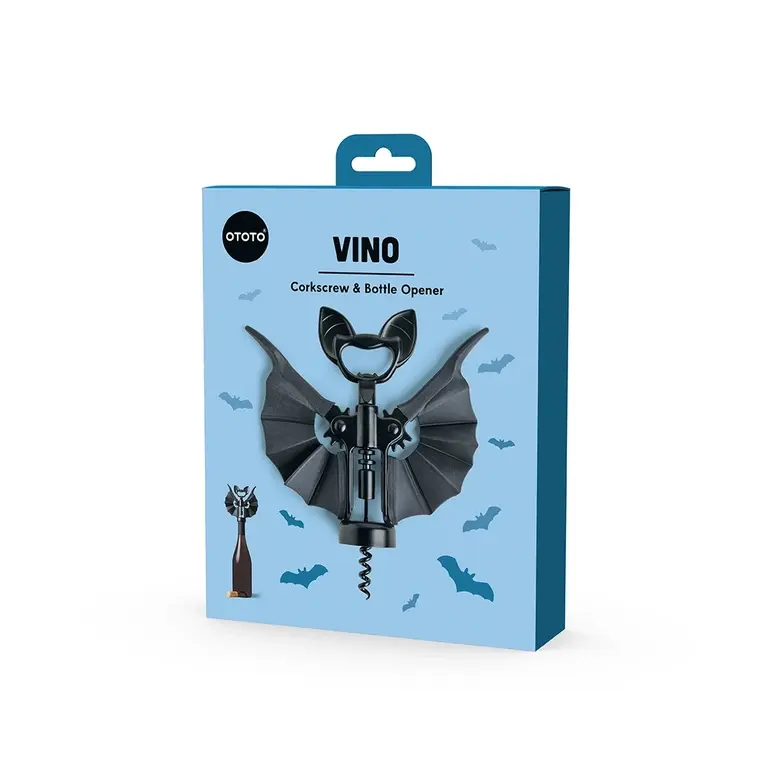 OTOTO Vino Bat Corkscrew & Bottle Opener