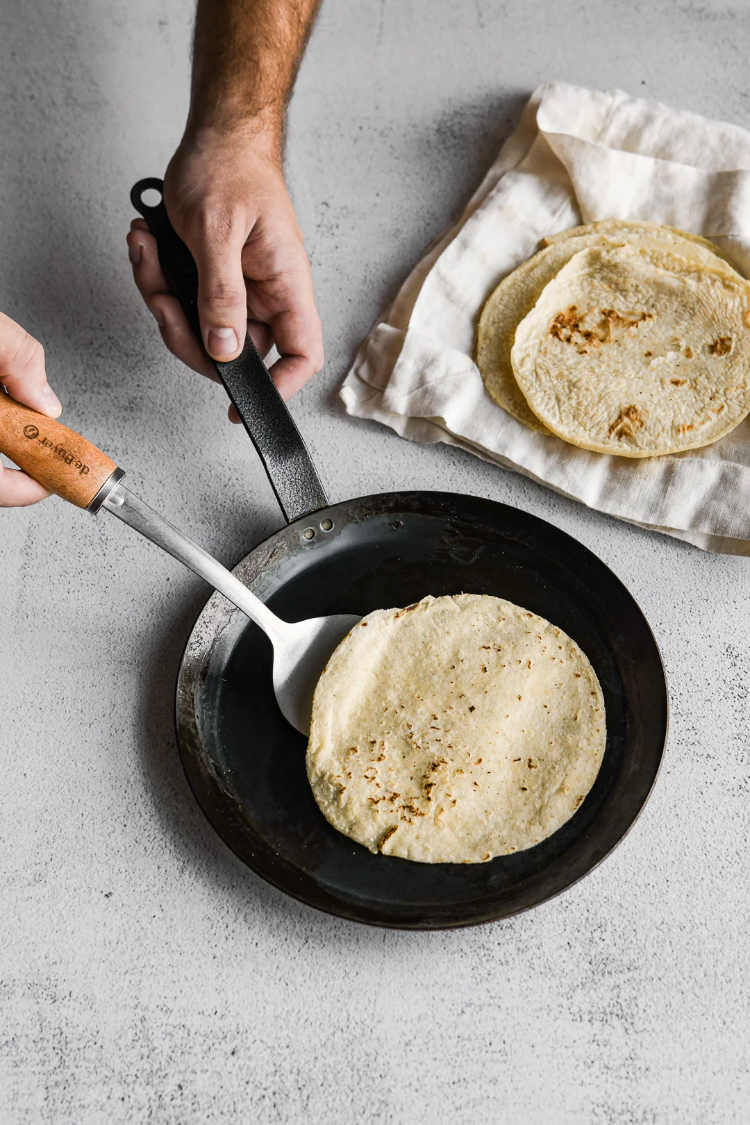 de Buyer Acier Steel 8" Crepe Pan