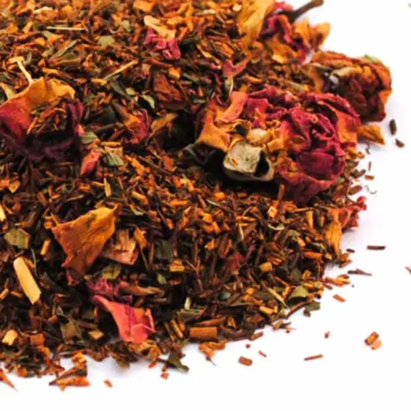 Market Spice Caramel Rose Redbush Tea 2oz