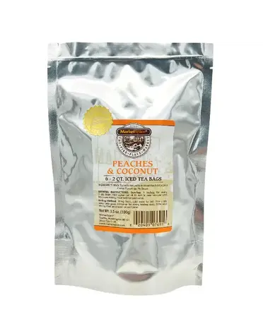 MarketSpice Peaches & Coconut Iced Tea Bags 6pk