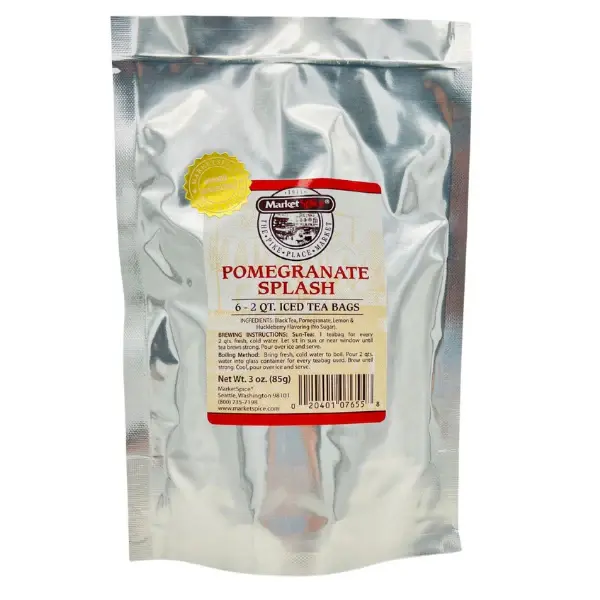 Market Spice Pomegranate Splash Iced Tea Bags 6pk