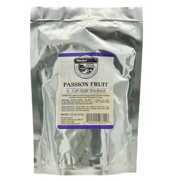 Market Spice Passionfruit Iced Tea Bags 6pk