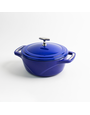 Lodge Manufacturing Co Enamel Cast Iron Dutch Oven 3qt- Blue