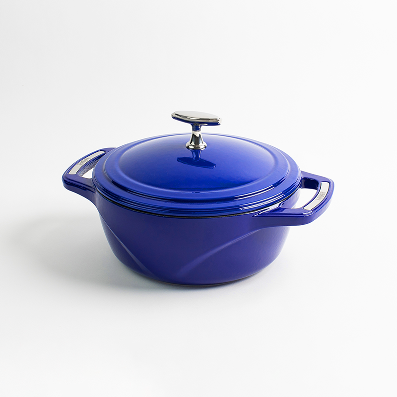 Lodge Manufacturing Co Enamel Cast Iron Dutch Oven 3qt- Blue