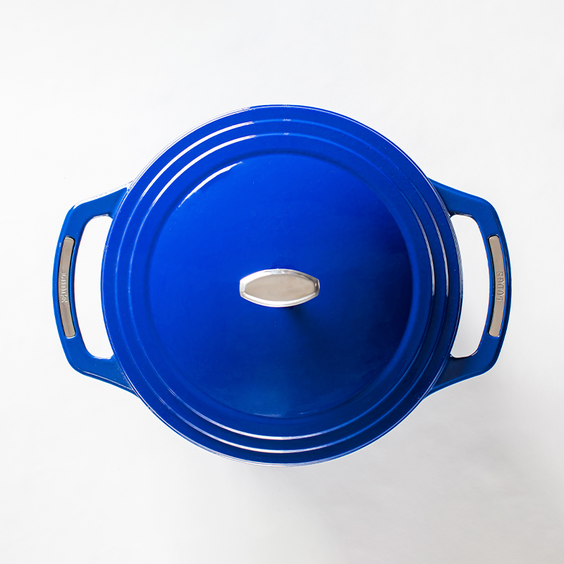 Lodge Manufacturing Co Enamel Cast Iron Dutch Oven 6qt- Blue