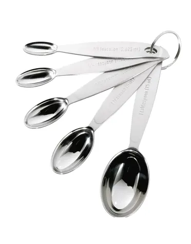 Stainless Steel Measuring Spoons 5pc