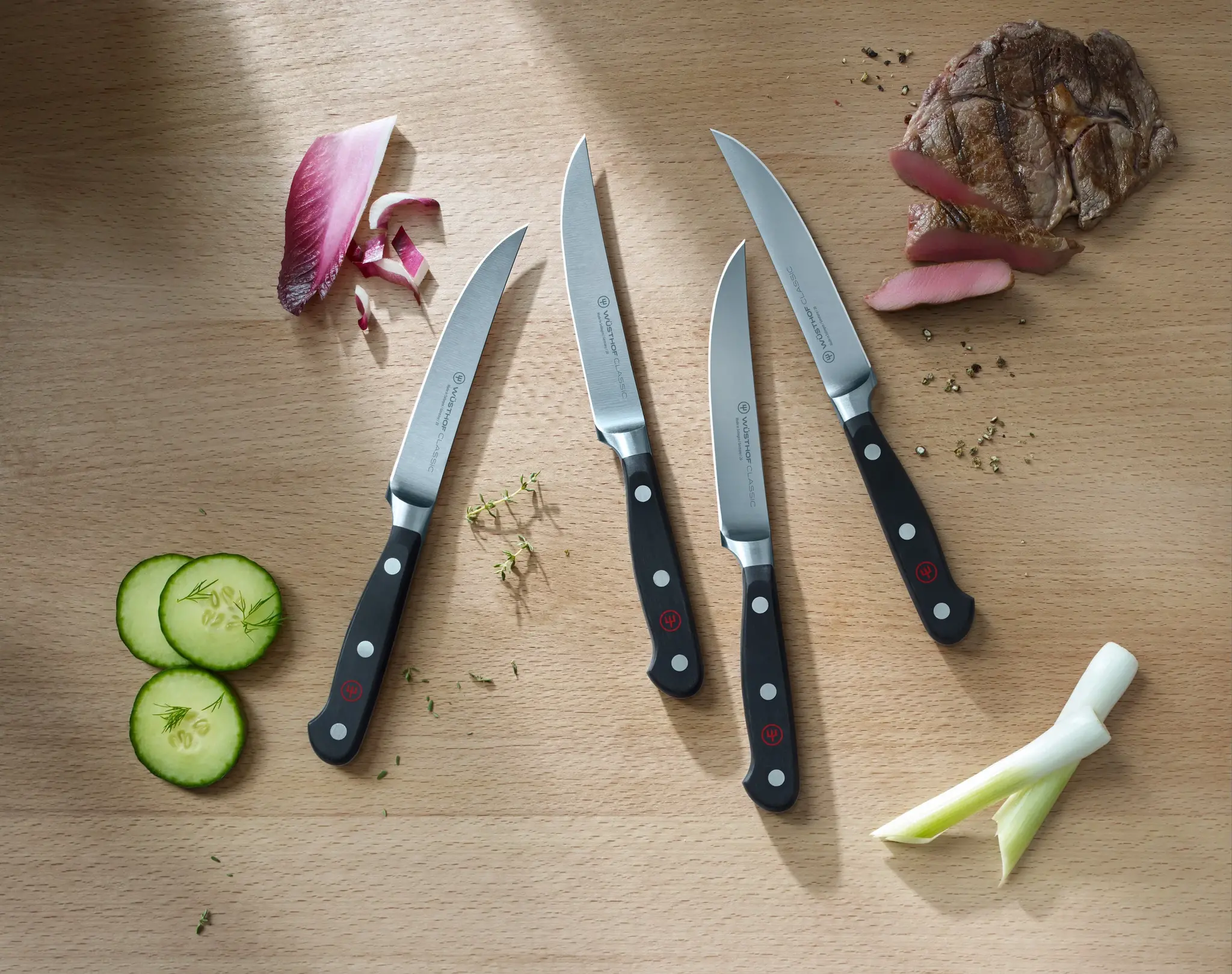 Wusthof Steak Knife Set 4pc Classic