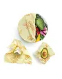 Beeswax Wraps Assorted 3pk- Honeycomb