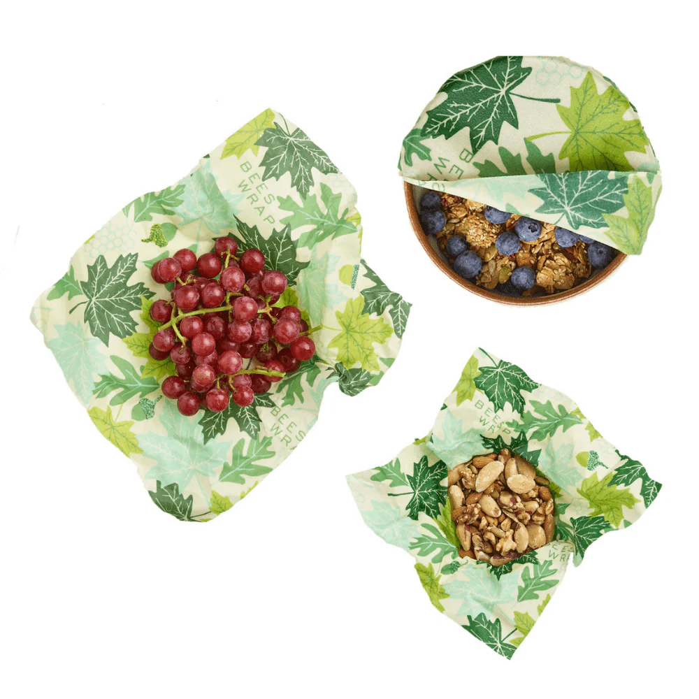 Beeswax Wraps Assorted 3pk- Forest