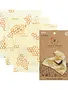 Beeswax Wraps Medium 3pk- Honeycomb