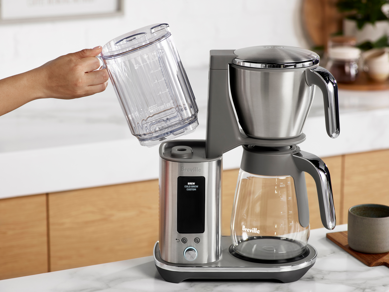 Breville USA Coffeemaker 10c Luxe Precision Glass 001