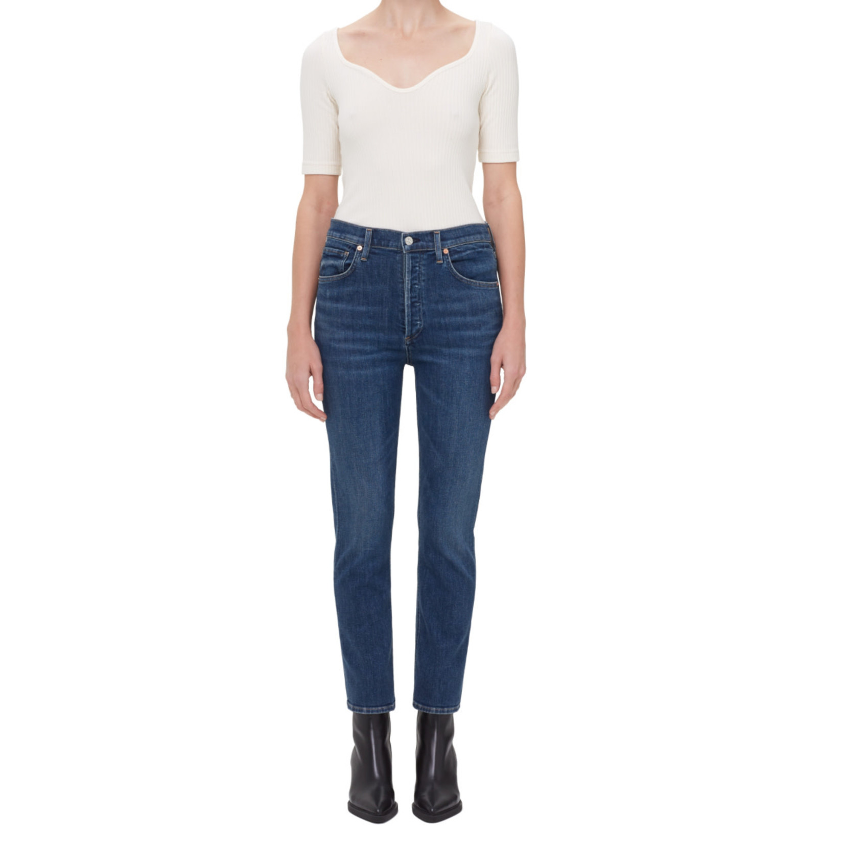 Jolene Hi rise vintage slim - Ella Blu