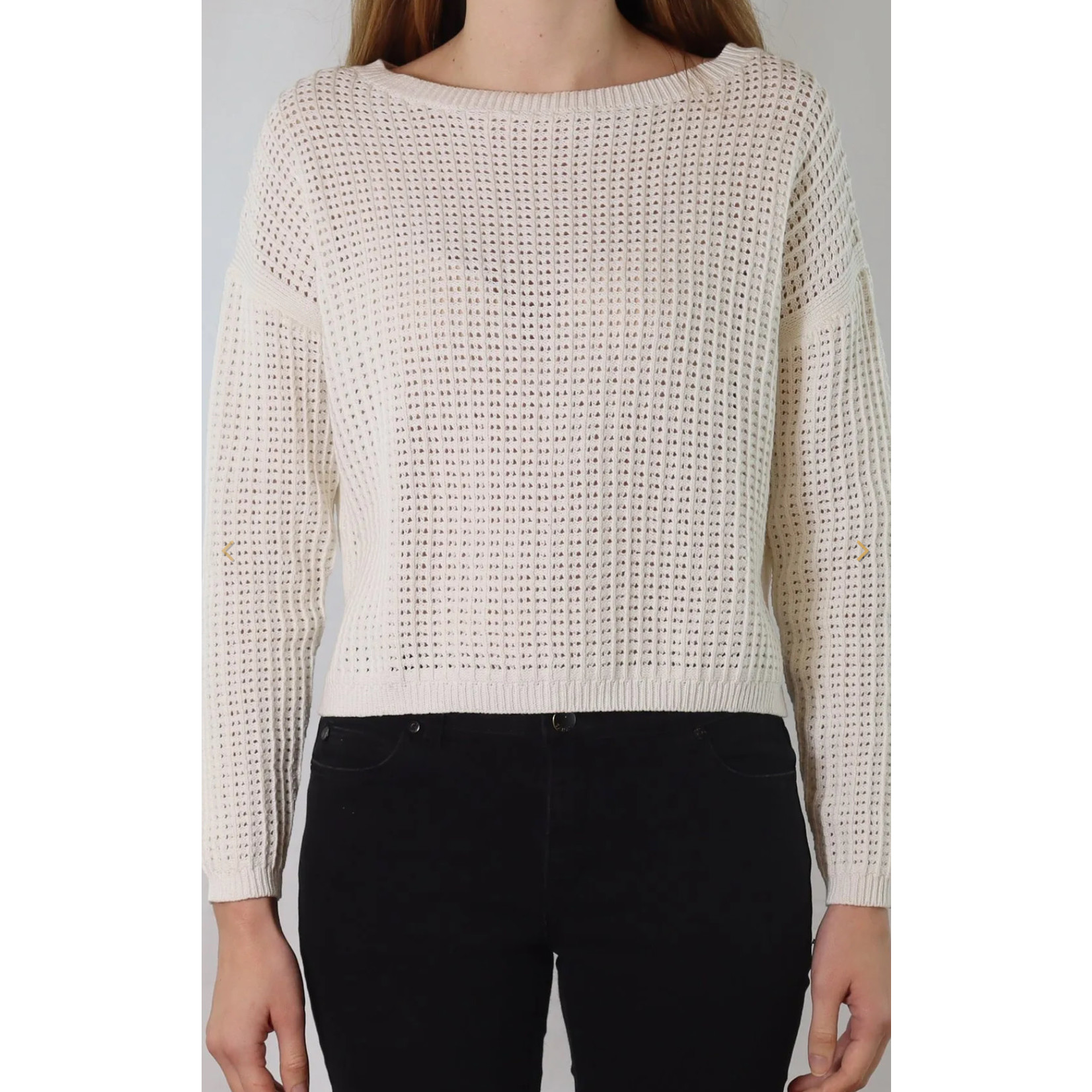 Metric Knits Pointelle Pullover