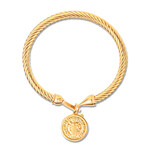 Ellie Vail Maya coin bracelet gold