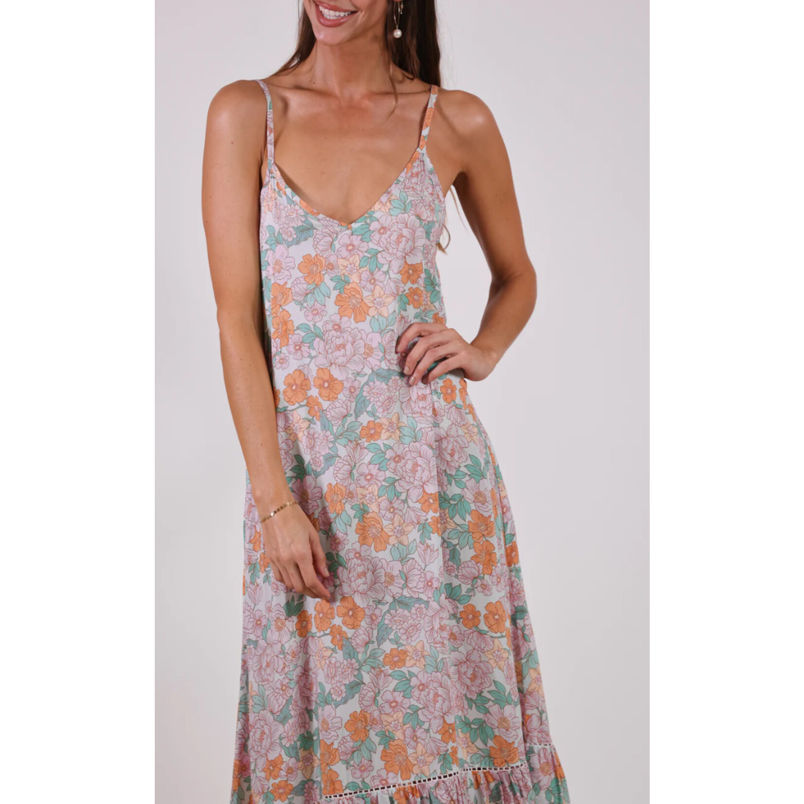 Sea Lustre Day tripper maxi slip dress - Ella Blu