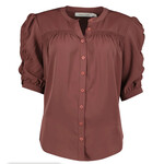 Bishop+Young Rachel Ruched Sleeve Blouse