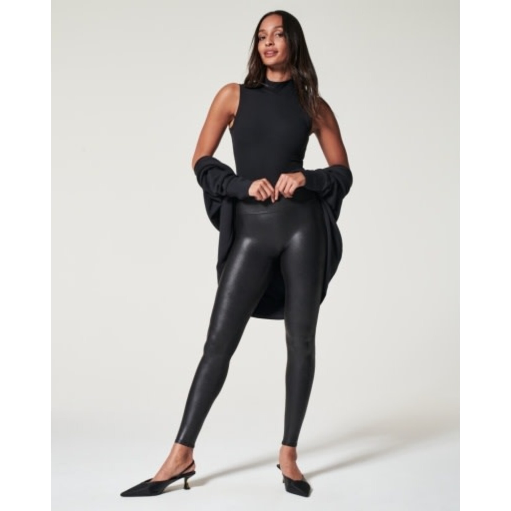 Spanx faux leather leggings