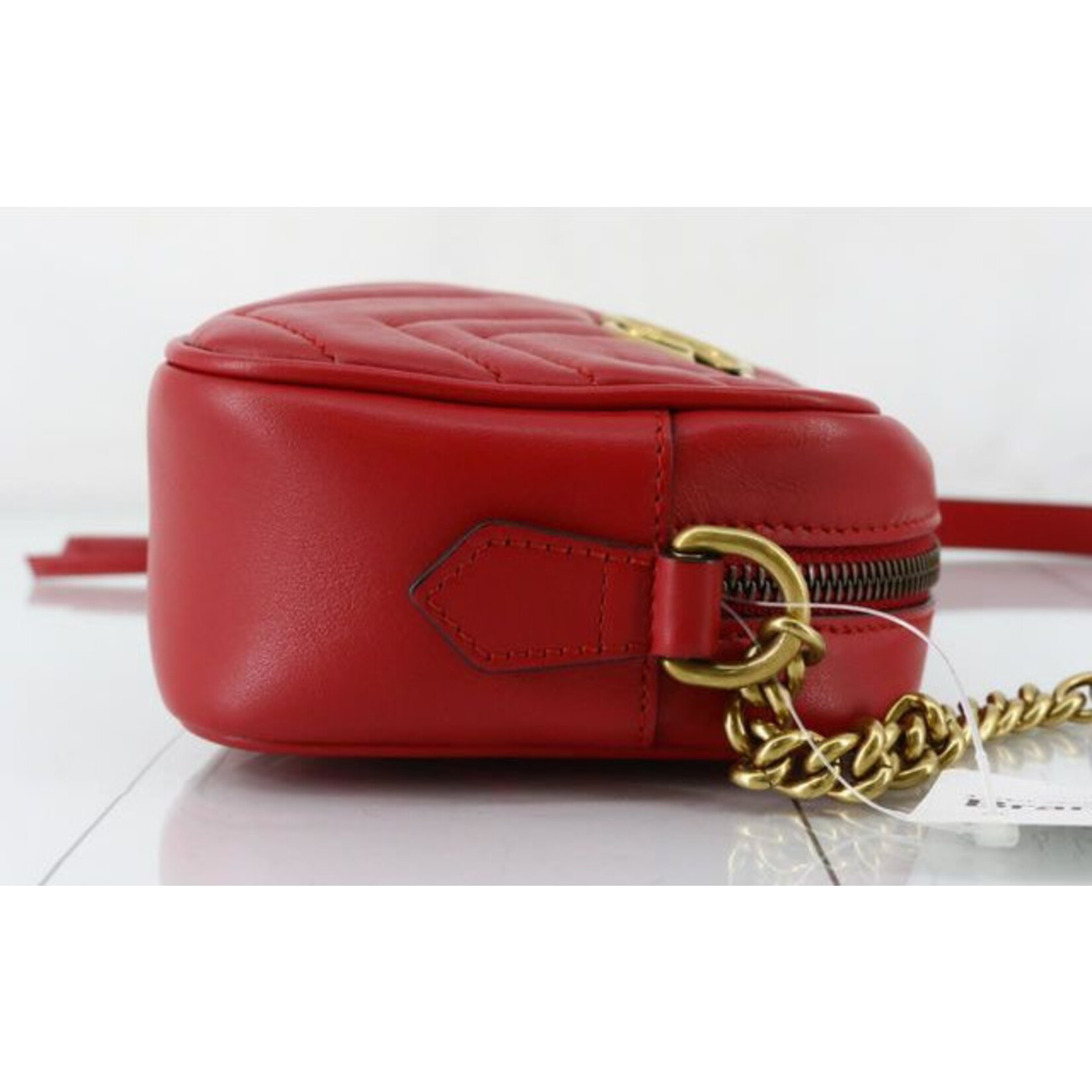 mini gucci red bag