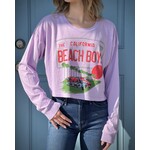 DayDreamer Beach boys license plate crop tee