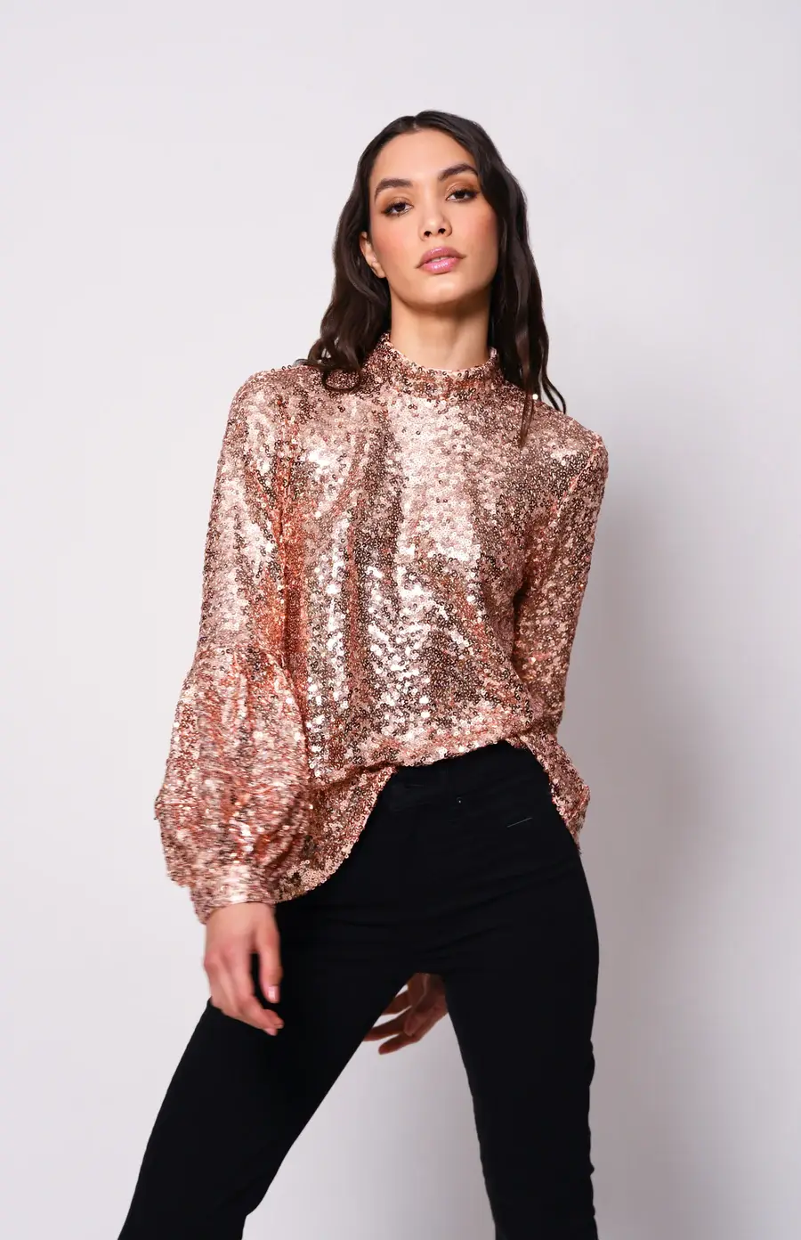 Hutch Myla sequin blouse - Ella Blu