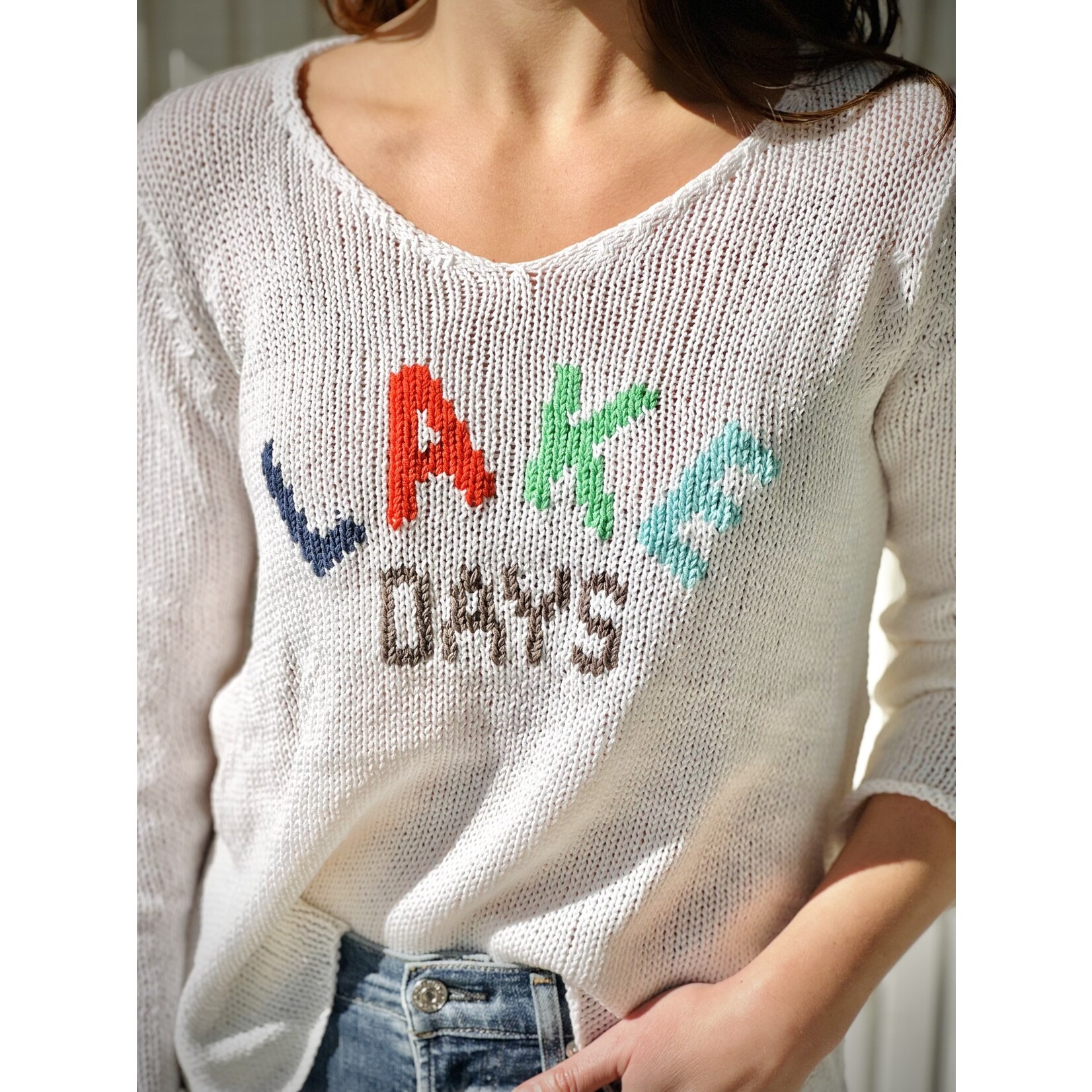 Wooden Ships Lake Days V-Neck