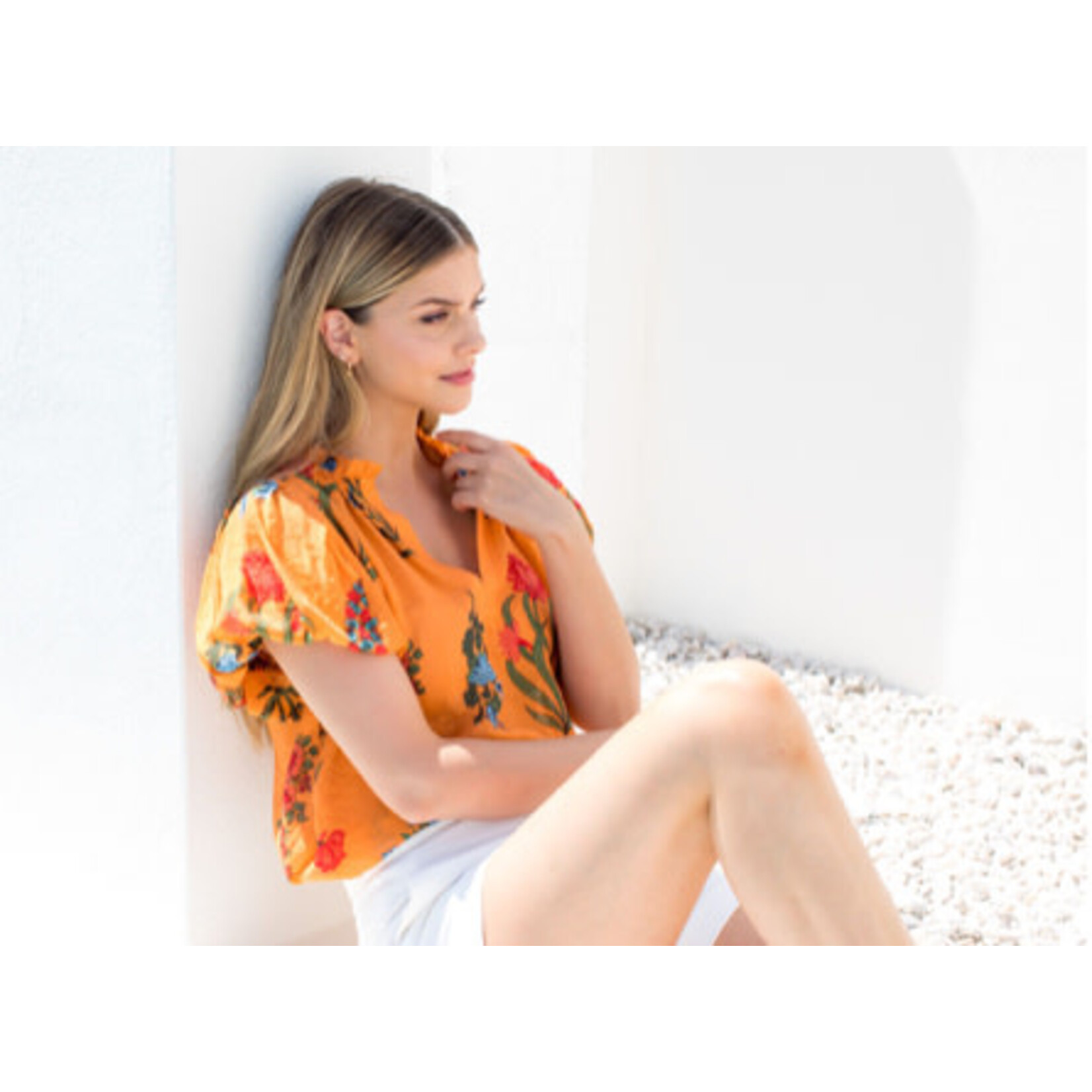 THML Floral Print Top