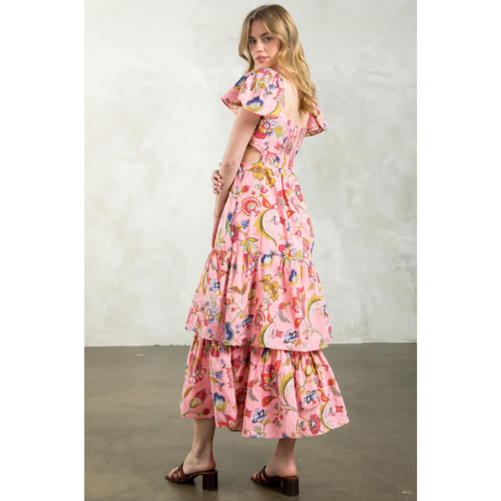 THML Floral Pink Dress