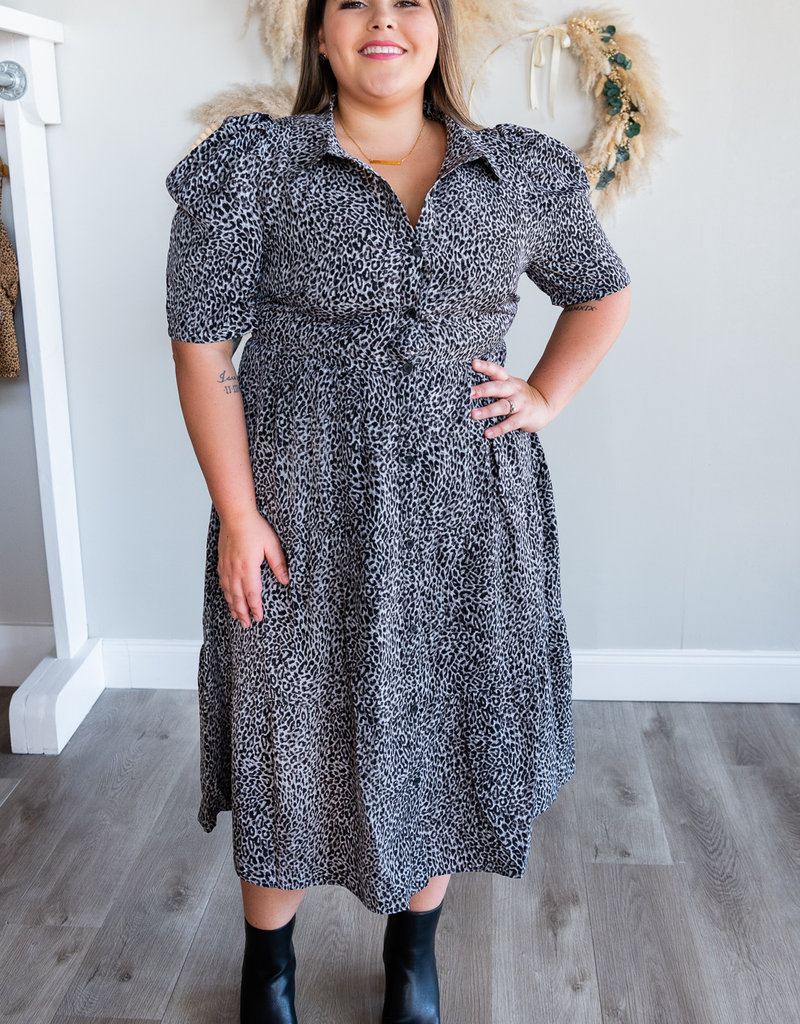 plus leopard midi dress