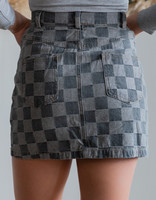 Storia Gray Checkered Shorts