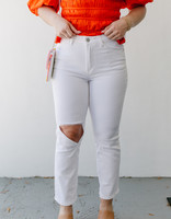 Risen Relaxed White Jeans