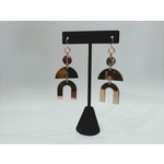 Cosette von lee 3tier tribal gold earring