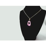 Cosette von lee pink stone quartz necklace