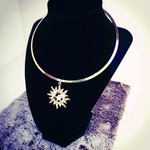 Cosette von lee gold plated sun choker