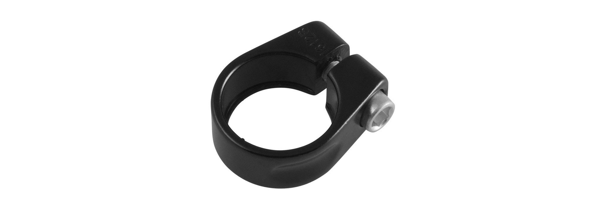 Seatpost Clamp Flat Blk 28.6 mm