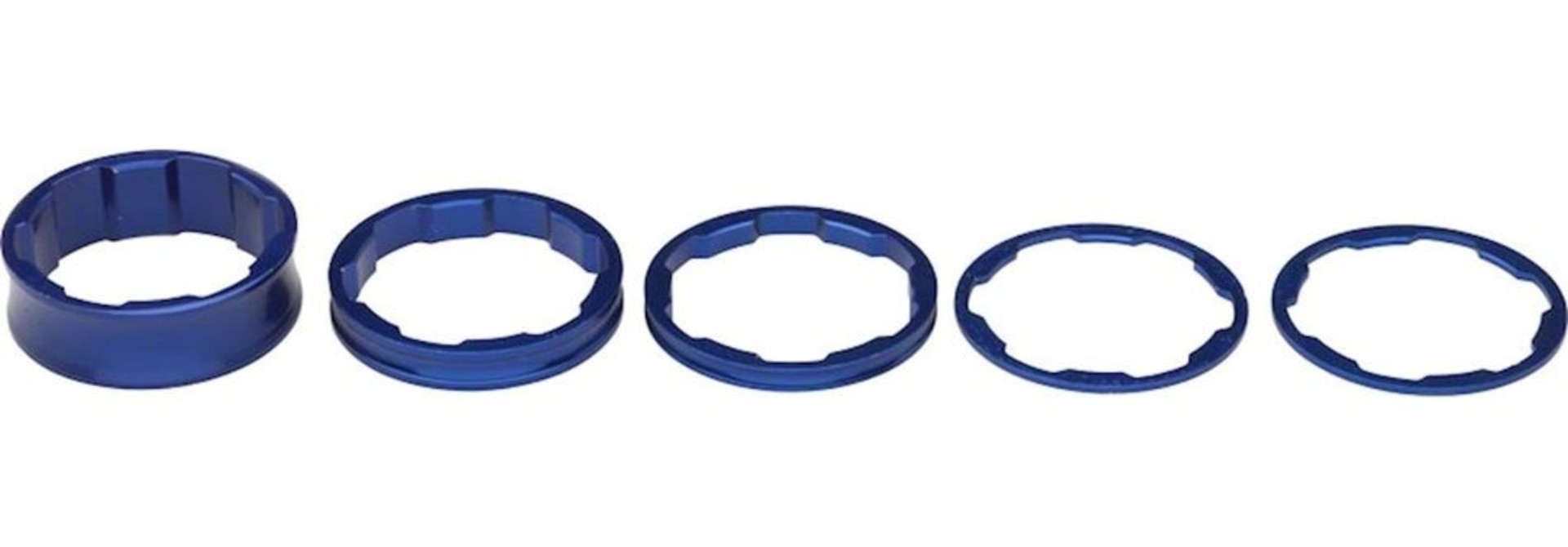 Promax Headset Spacer Kit - 1-1/8'' - Blue