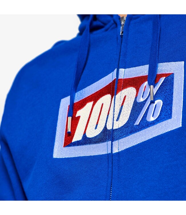 100% Chandail OFFICIEL à capuche avec zip