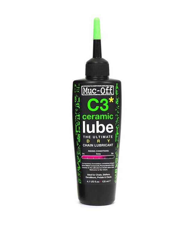 Muc-Off Lubrifiant céramique C3  Temps sec ( Dry ) 120 ml
