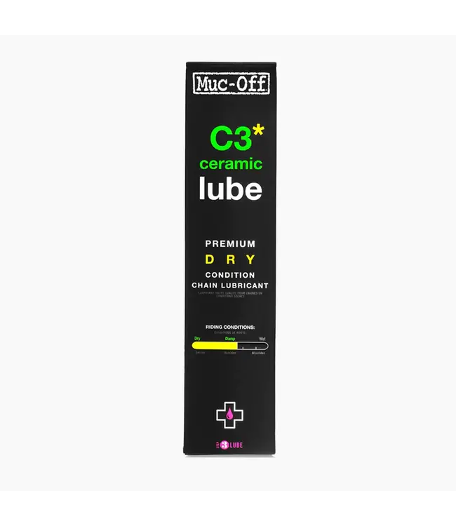 Muc-Off Lubrifiant céramique C3  Temps sec ( Dry ) 120 ml