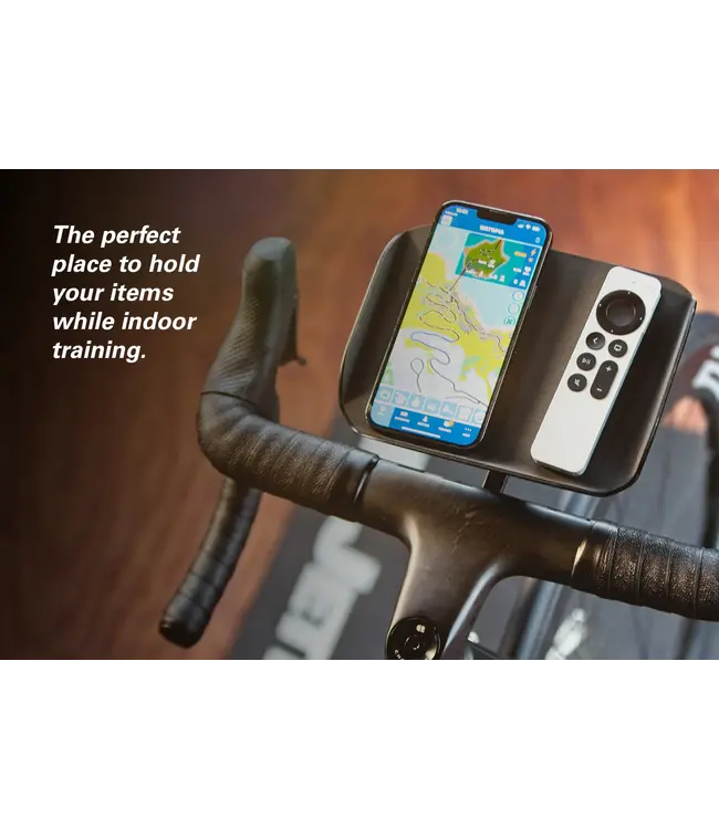 Jetblack Plateau d'entrainement noir compatible avec Garmin & Wahoo