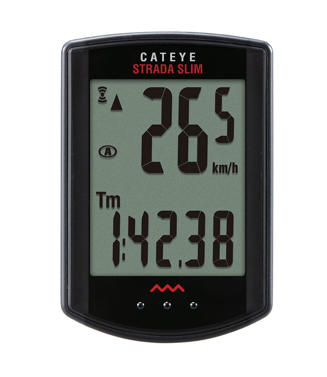 Cyclomètre Strada Sans-Fil Noir