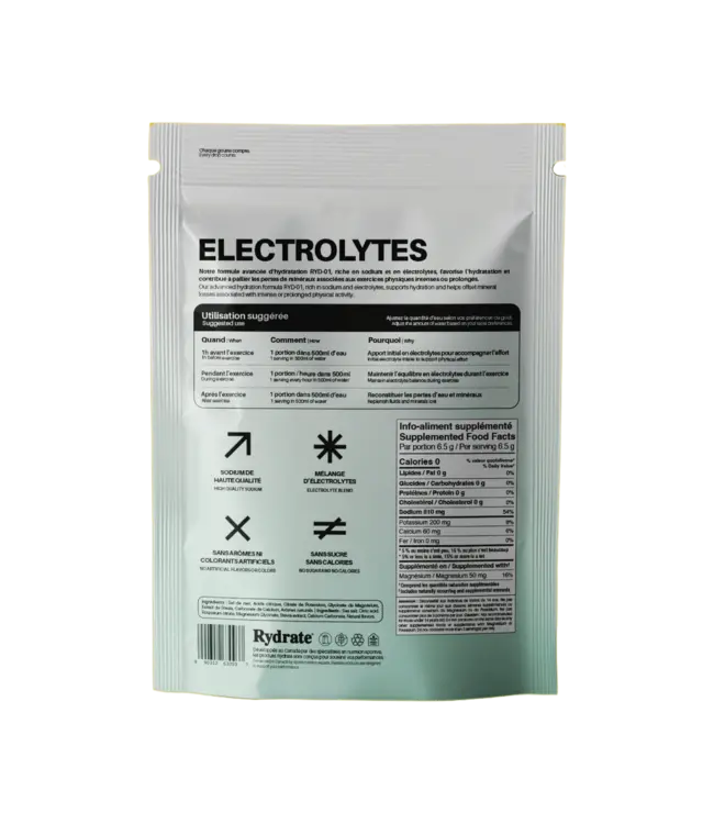 Rydrate RYD-01 Electrolytes / Hydratation