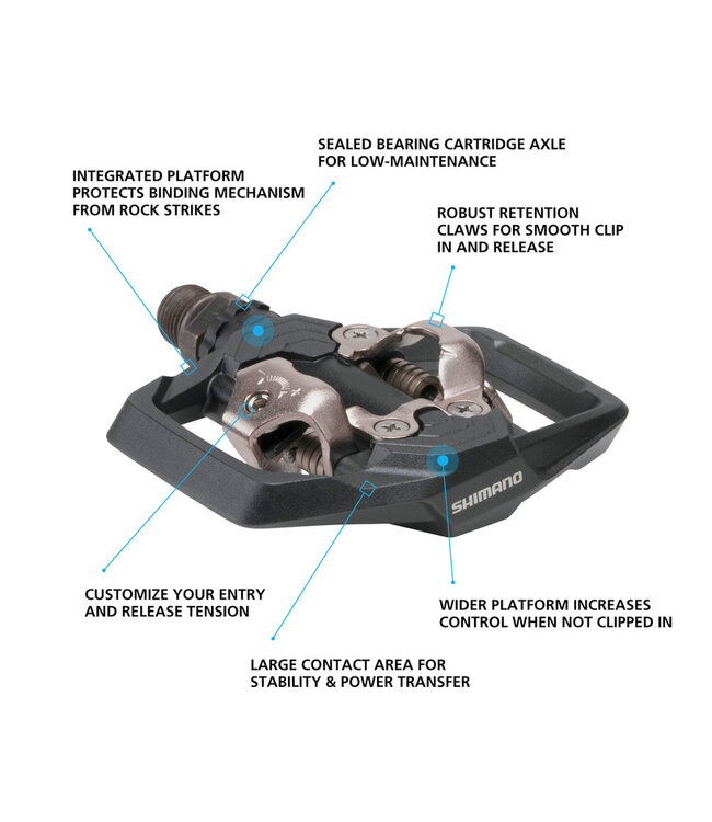 Shimano PÉDALES PD-ME700 NOIR